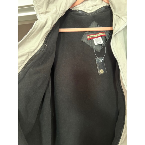 Vintage Tudor Court Beige Hooded Anorak Parka Jacket Womens Medium Adjustable‎ - Picture 6 of 6